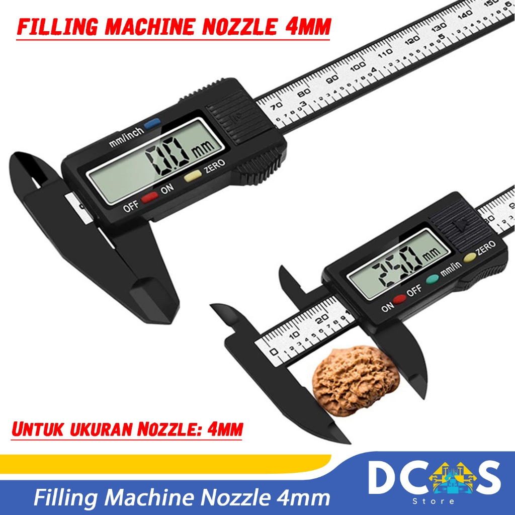 Filling Machine Nozzle / Check Valve 4mm Liquid Filler Machine Nozzle