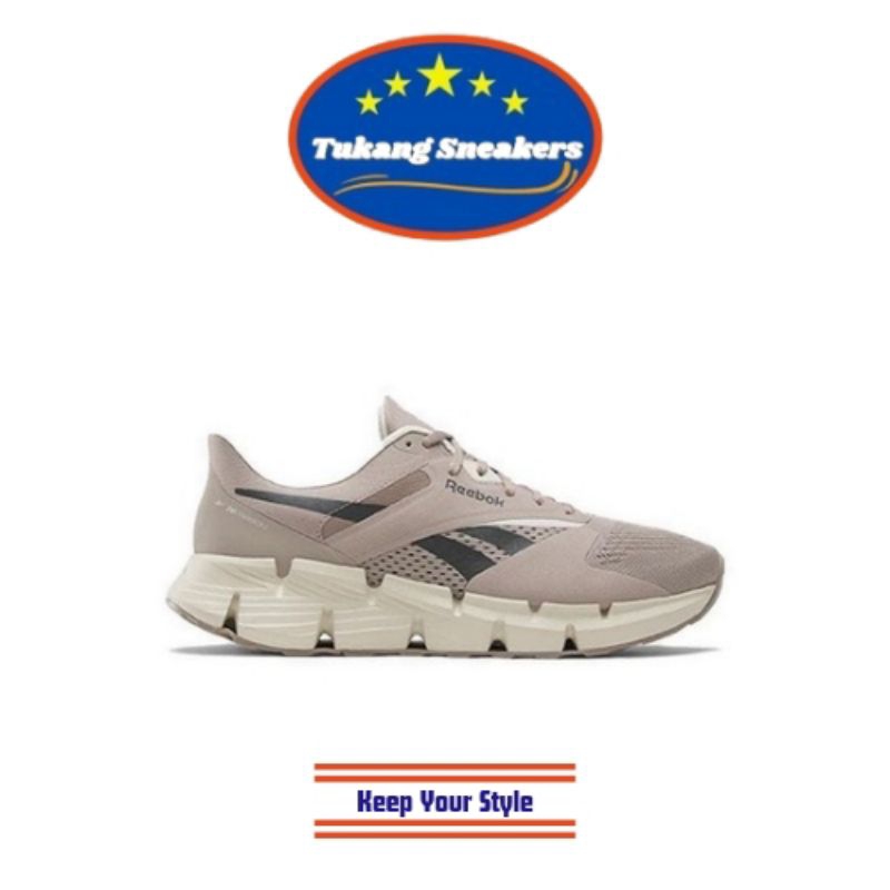 Sepatu Lari Pria Reebok Zig Dynamica 5 - Abu REER00211303