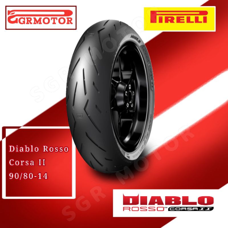 ban Pirelli diablo rosso corsa2 90 80 14 | soft compound ring 14 | ban tubles 14