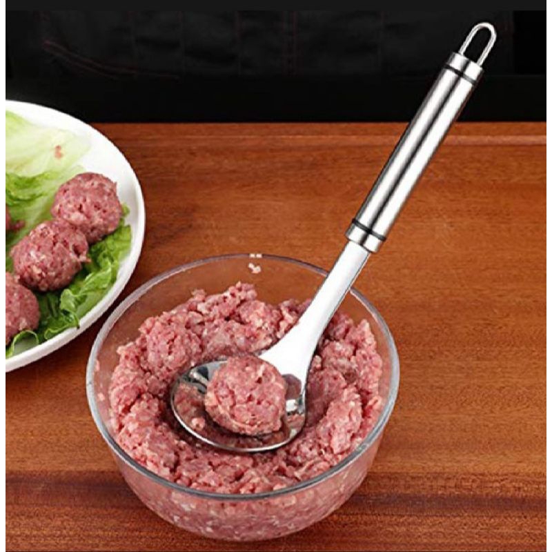 SENDOK PENCETAK BAKSO/ SENDOK STAINLESS CETAK BAKSO.