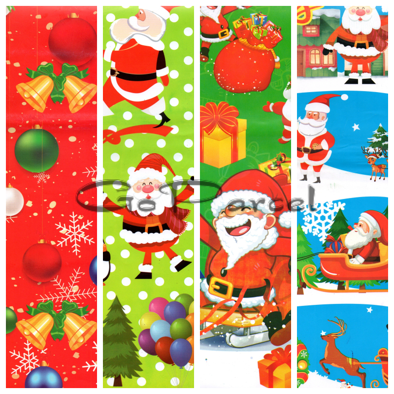 

( 5 Lembar ) SR NATAL - KERTAS KADO GLOSSY - GIFT WRAP PAPER XMAS SANTA MERRY CHRISTMAS