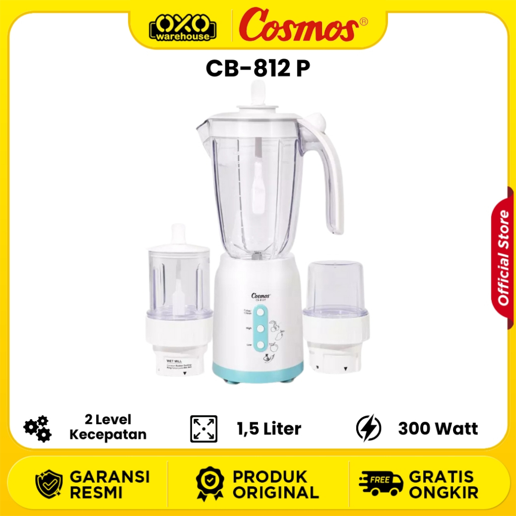 COSMOS Blender Model Blenz CB-812 P Garansi Resmi 1 Tahun