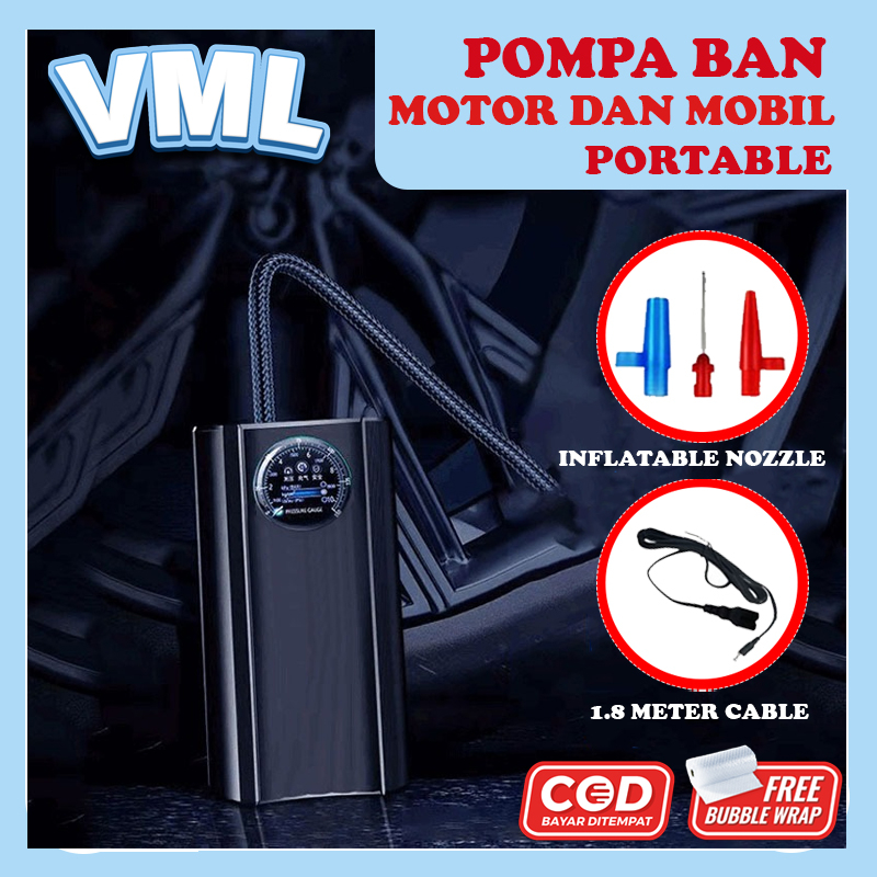 Pompa Ban Mobil Electric Motor Sepeda Truk Elektrik Portable