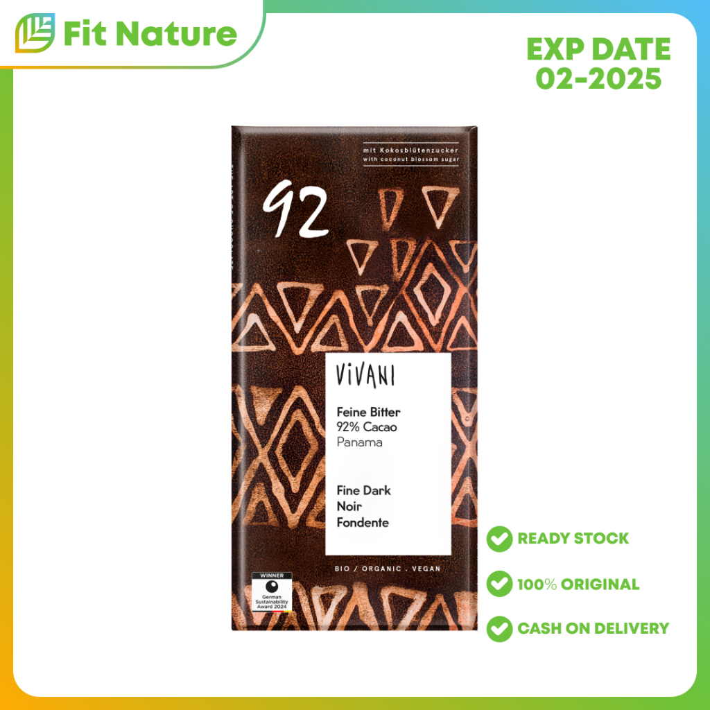 

Coklat Vivani with Dark Cocoa 92% 80 gr