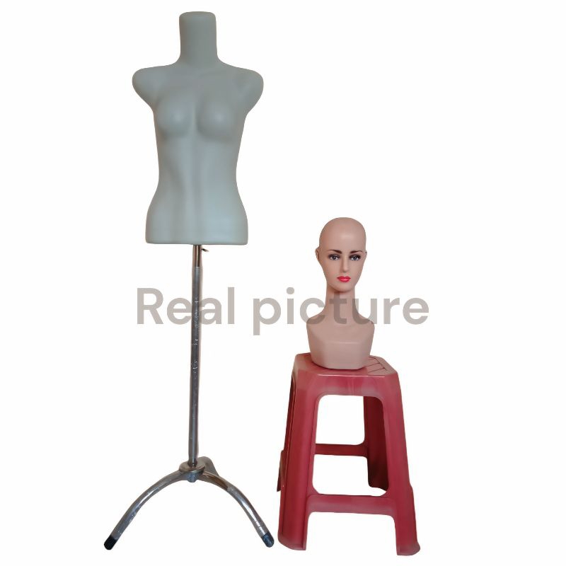 Manekin Kepala Wanita Dewasa|Patung Kepala| Patung Manekin Setengah Badan Wanita|Second