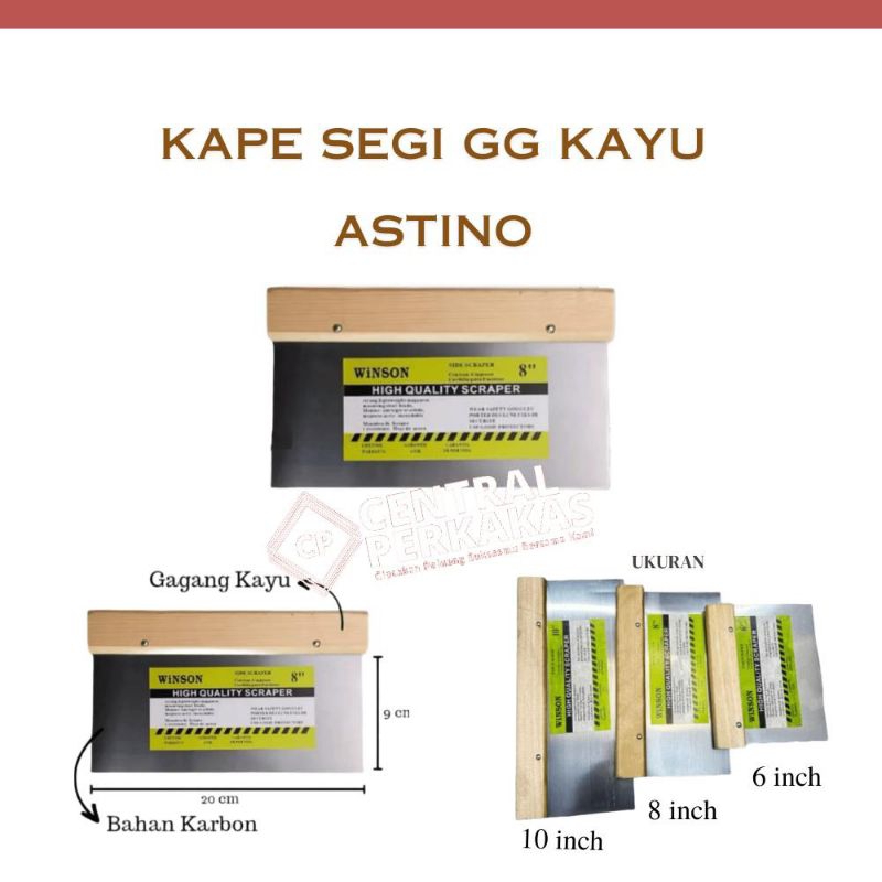 Kape Juco / Kape Gagang Kayu / Scrap Plat / Kape Gypsum / Kape Harga Termurah Ukuran 6 8 10