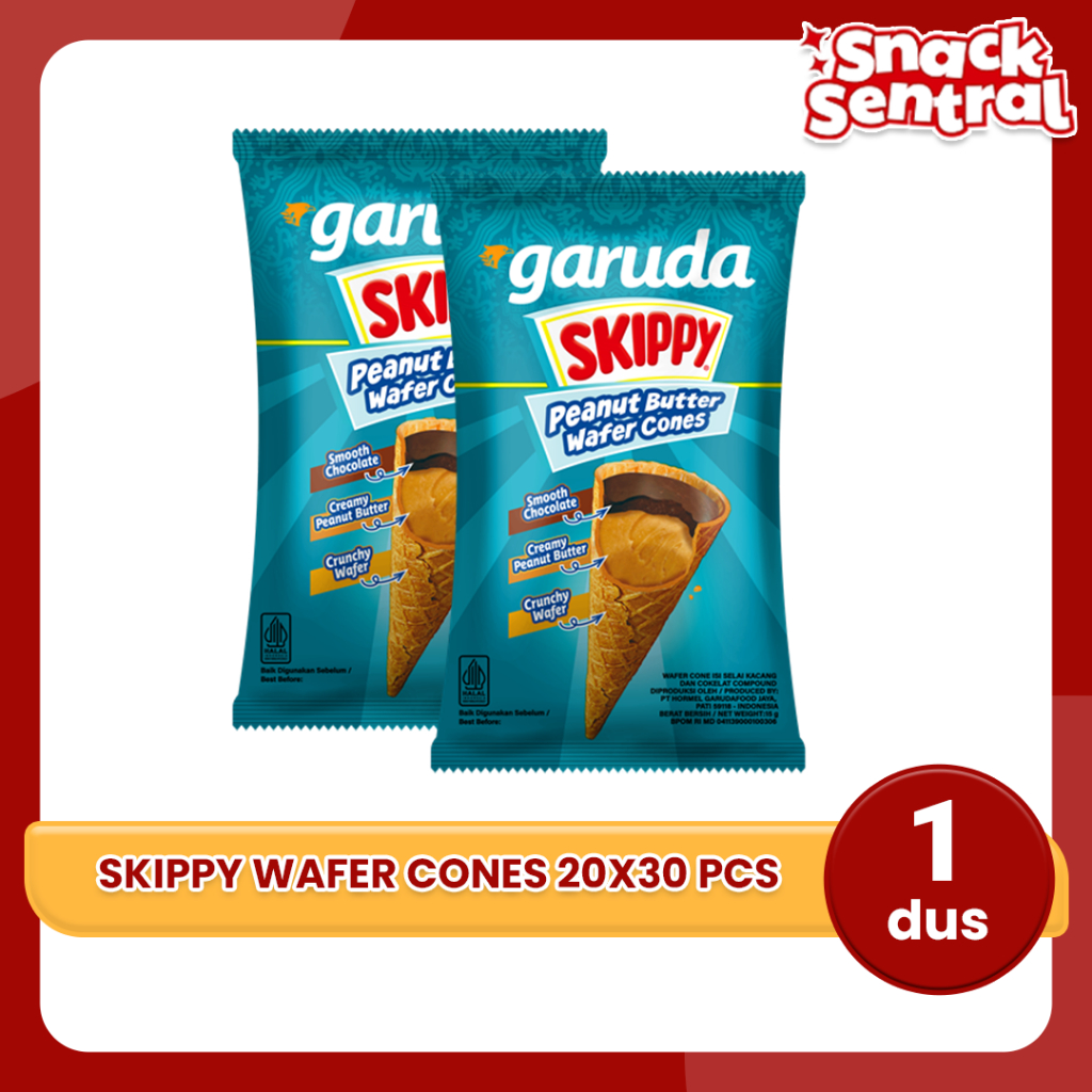 

Skippy Wafer Cones 20x30pcs - 1 Dus