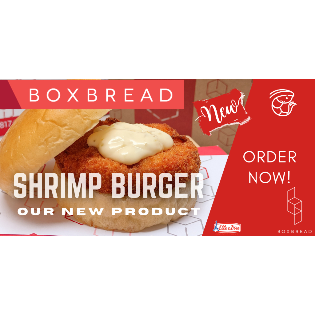 

Roti Shrimp Burger Udang - BoxBread Sandwich