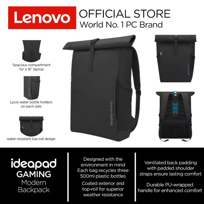 TAS/BACKPACK LAPTOP LENOVO IDEAPAD GAMING BACKPACK 15.6 INCH ORIGINAL