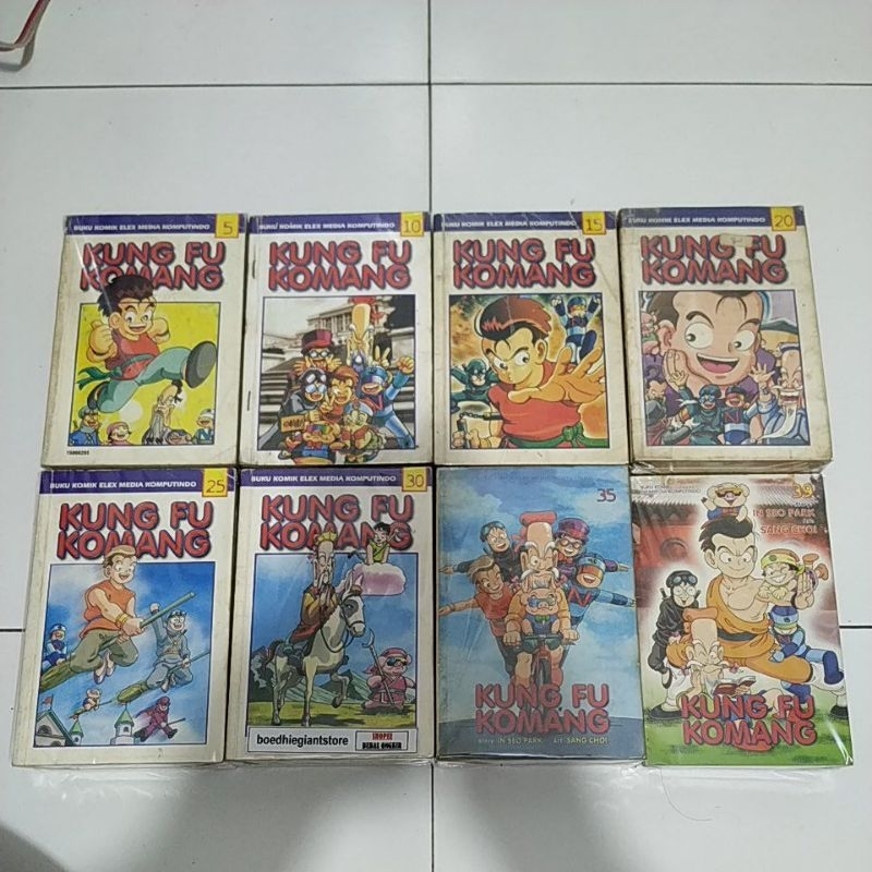 Komik Kungfu Komang 1-39 tamat, Set Lengkap, Paket Hemat, TS