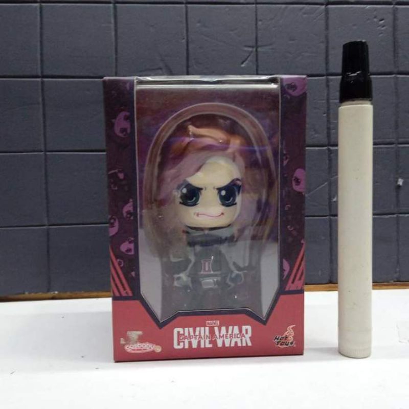mainan action figureBlack widow cosbaby Hot Toys Cosbaby Marvel Captain America Civil Wartinggi seki