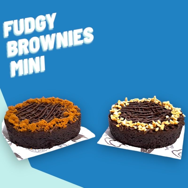 

Fudgy Brownies Mini Bulat Box 10x10 cm