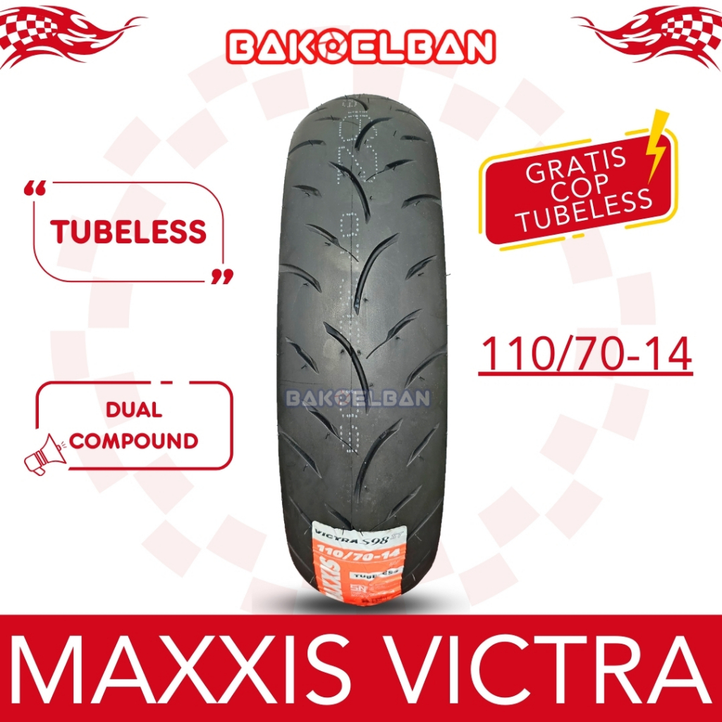 BAN MOTOR MAXXIS VICTRA 110/70-14