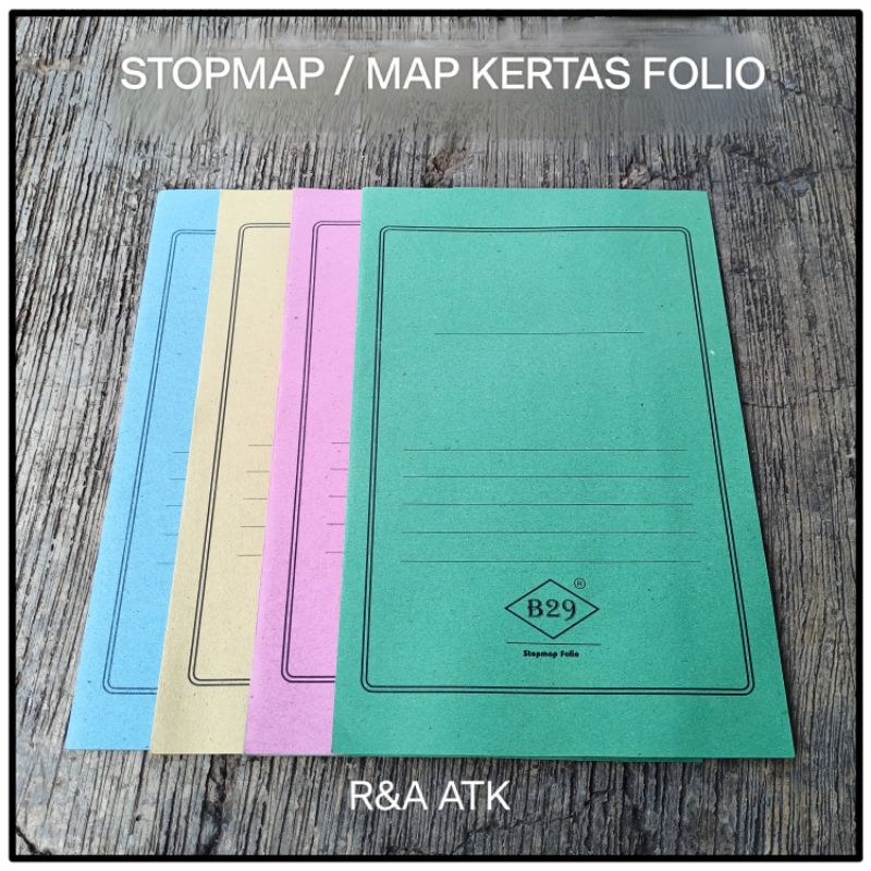 

Map Kertas Murah Per 25 Lembar / Stopmap Kertas Folio