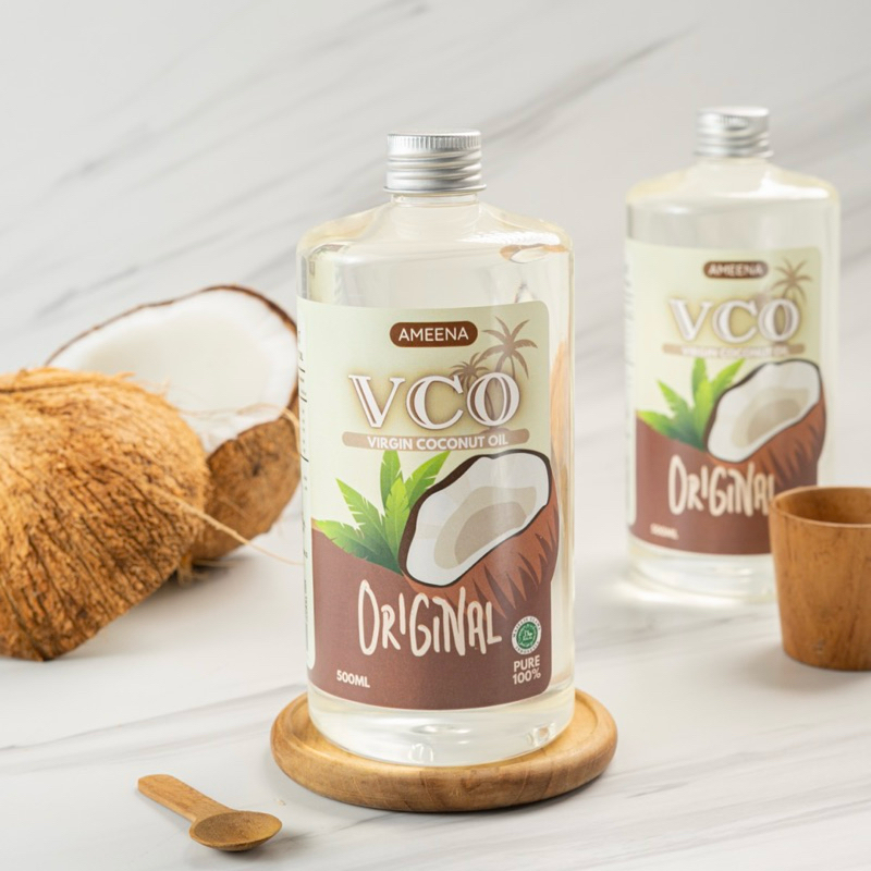 

[ BIG VCO ] Pure Extra Virgin Coconut Oil 500ml - Ameena Minyak Kelapa Murni 100%