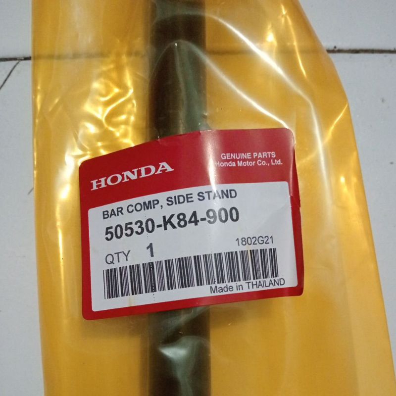 STANDAR SAMPING STANDAR KAKI 1 SATU MOTOR CRF150 ORI THAILAND