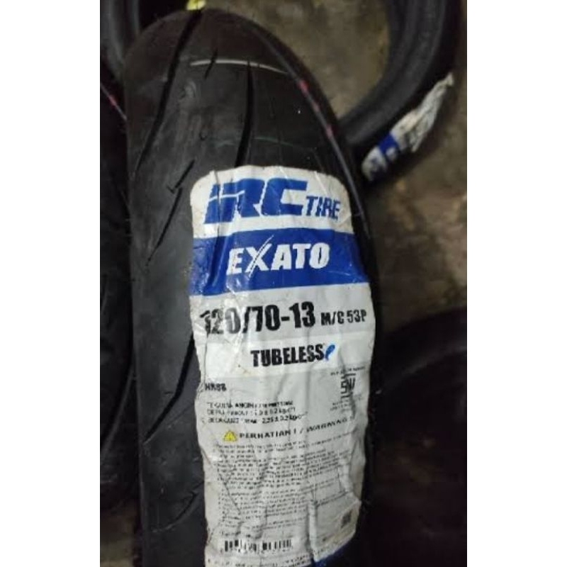 BAN LUAR 120/70-13 IRC TUBLESS