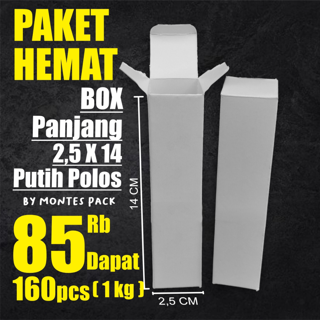 

PAKET HEMAT 1kg isi 160pcs / packaging botol panjang 2,5x14