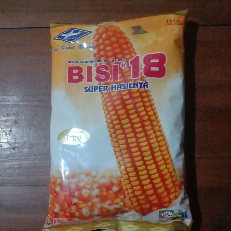 BIBIT JAGUNG HIBRIDA F1 SUPER BISI 18 BERSIH 1KG
