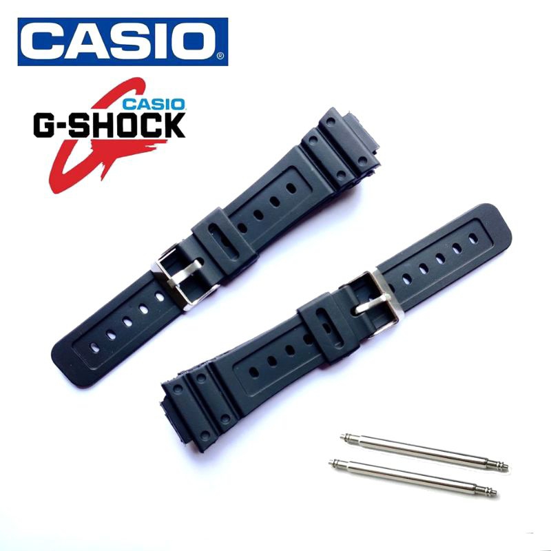 Strap Tali Jam Tangan Casio G-Shock Dw5400 DW-5400 DW 5400 Free Springbar