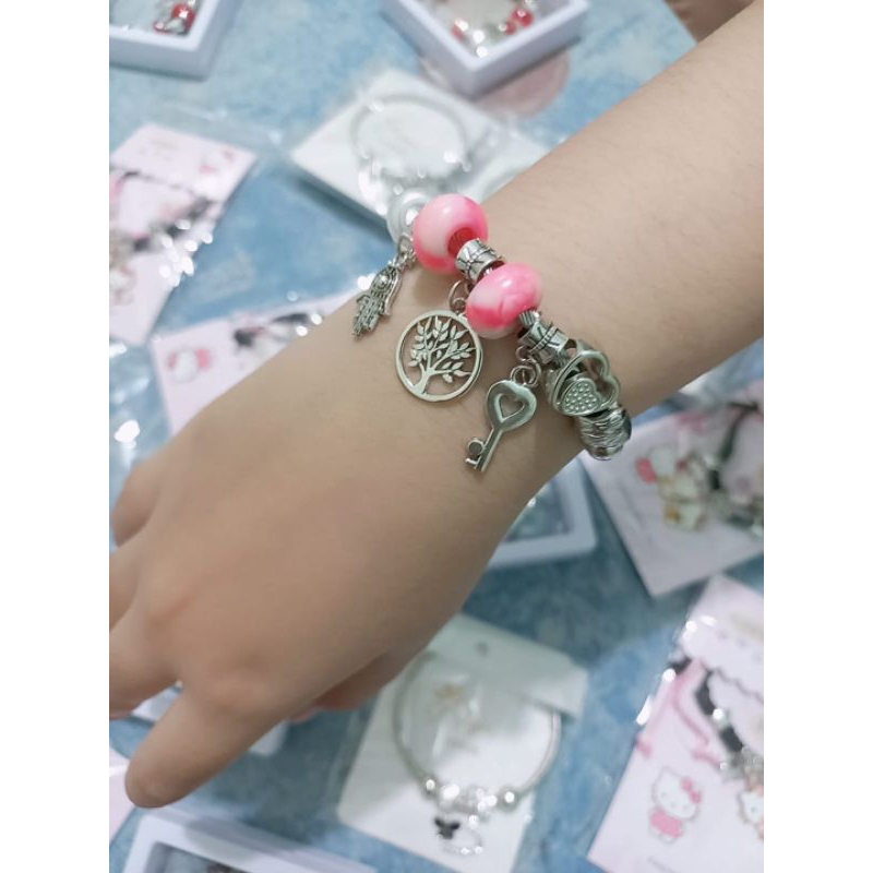 Gelang Pandora Import | Gelang Pandora wanita kekinian | Gelang Anti Karat