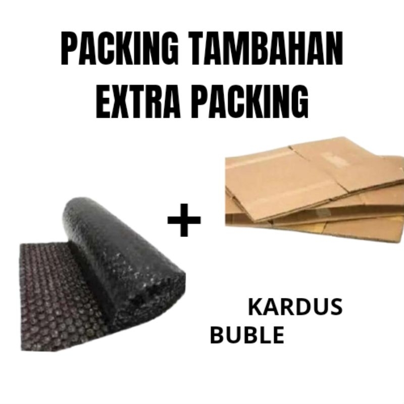 

Packing Tambahan Extra Terutama Sapu (Kardus & Buble) Lebih Aman