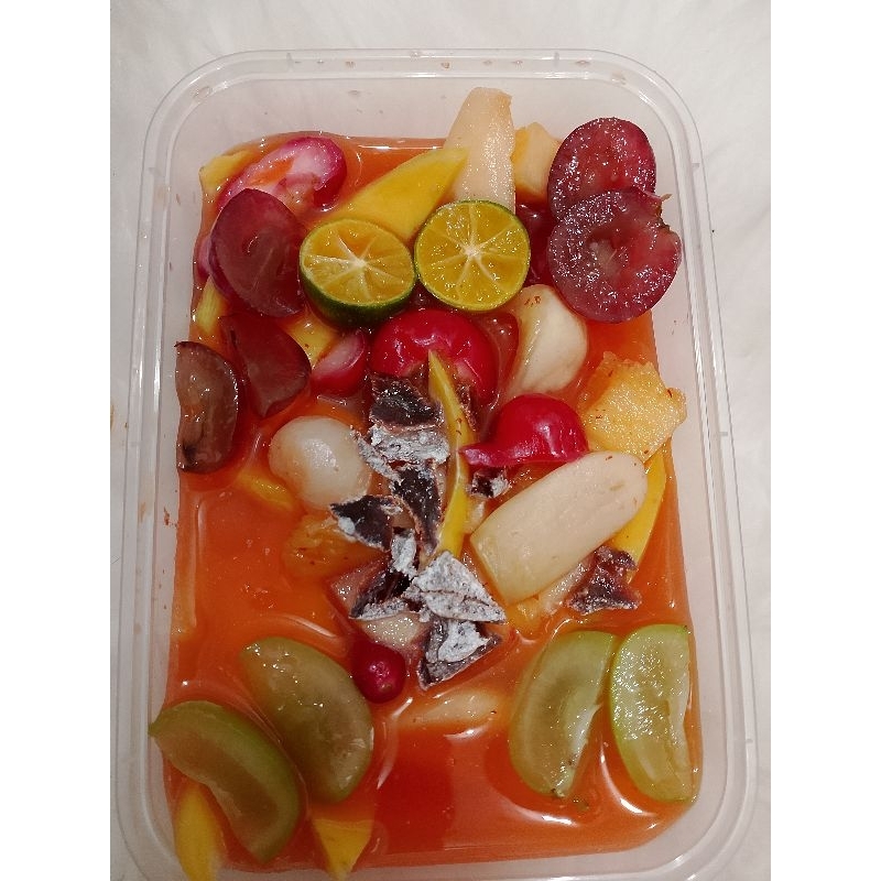 

asinan buah kiamboy /asinan buah campur 750ml