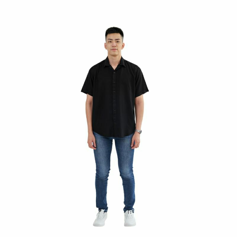Kemeja Polos Rayon Twill