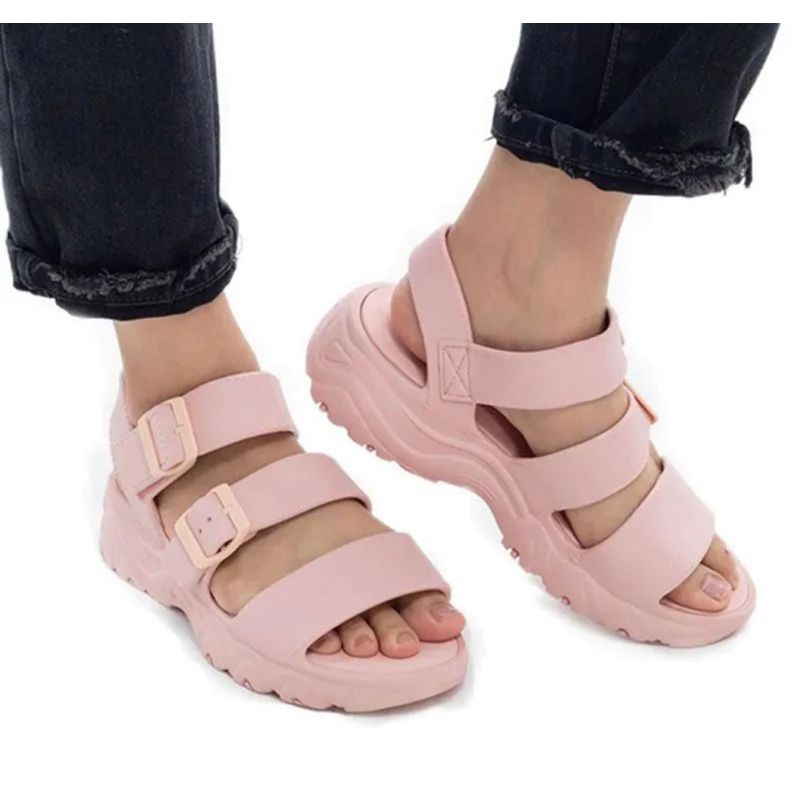 Skechers Cali Gear D'Lites 2.0 Style Icon Womens Sandals - Pink