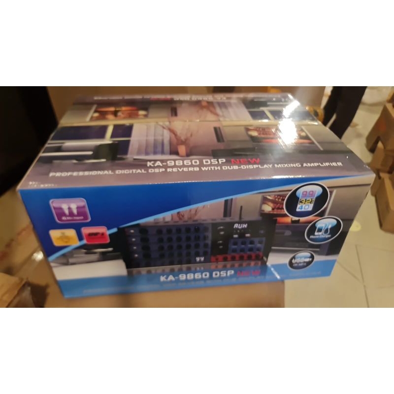 AMPLIFIER BLACKSPIDER KA 9860 DSP AMPLI POWER BLACK SPIDER KA9860 DSP