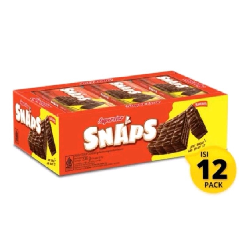 

Superstar Snap | Wafer Salut Cokelat 336g Isi 12pcs