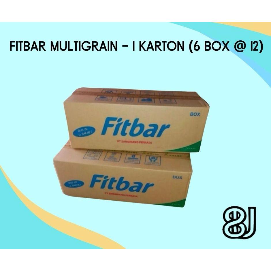 

Grosir Karton - FITBAR MULTIGRAIN - 1 KARTON (6 x 1 BOX isi 12 PCS) - Free Ongkir