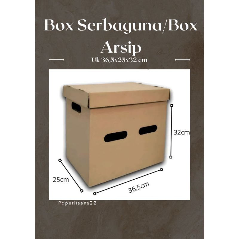 

Box Serbaguna / Box Arsip / Box besar coklat / Kardus Besar