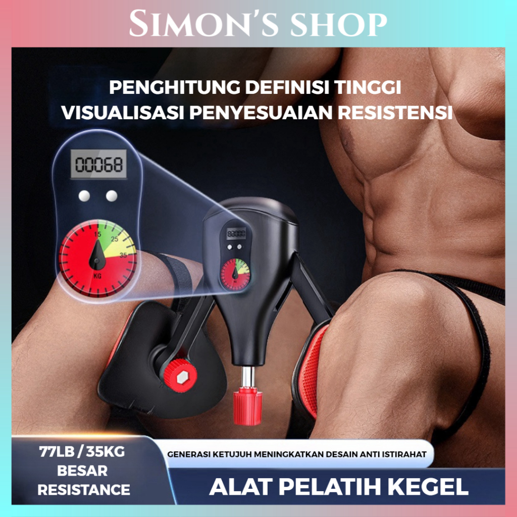 【COD】Hip Trainer Kegel / Latihan Otot Vital Pria / alat Senam Kegel / Leg Trainer Alat Fitness Otot 