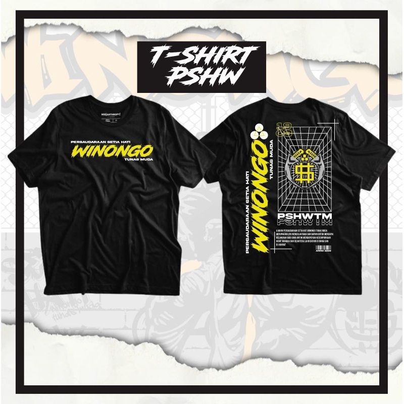 Kaos Distro PSHW Persaudaraan Setia Hati Winongo Tunas Muda