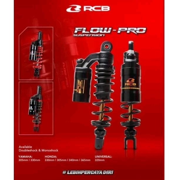 Shock RCB Racing Boy Flow Pro Nmax old new bebek 320mm 320 mm PCX 160 365mm 365 mm