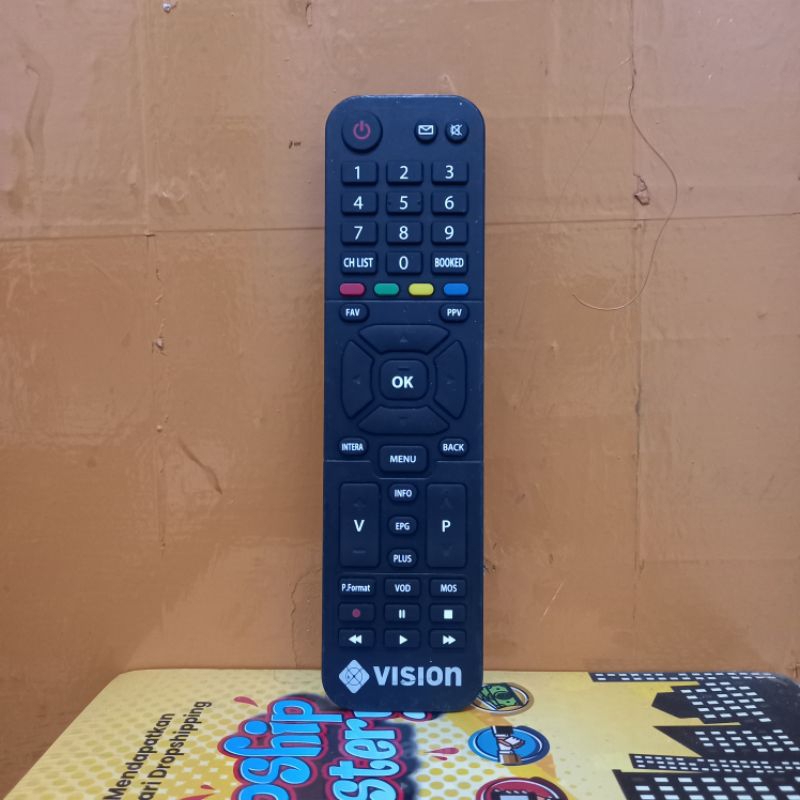 REMOTE ORIGINAL TV MNC VISION