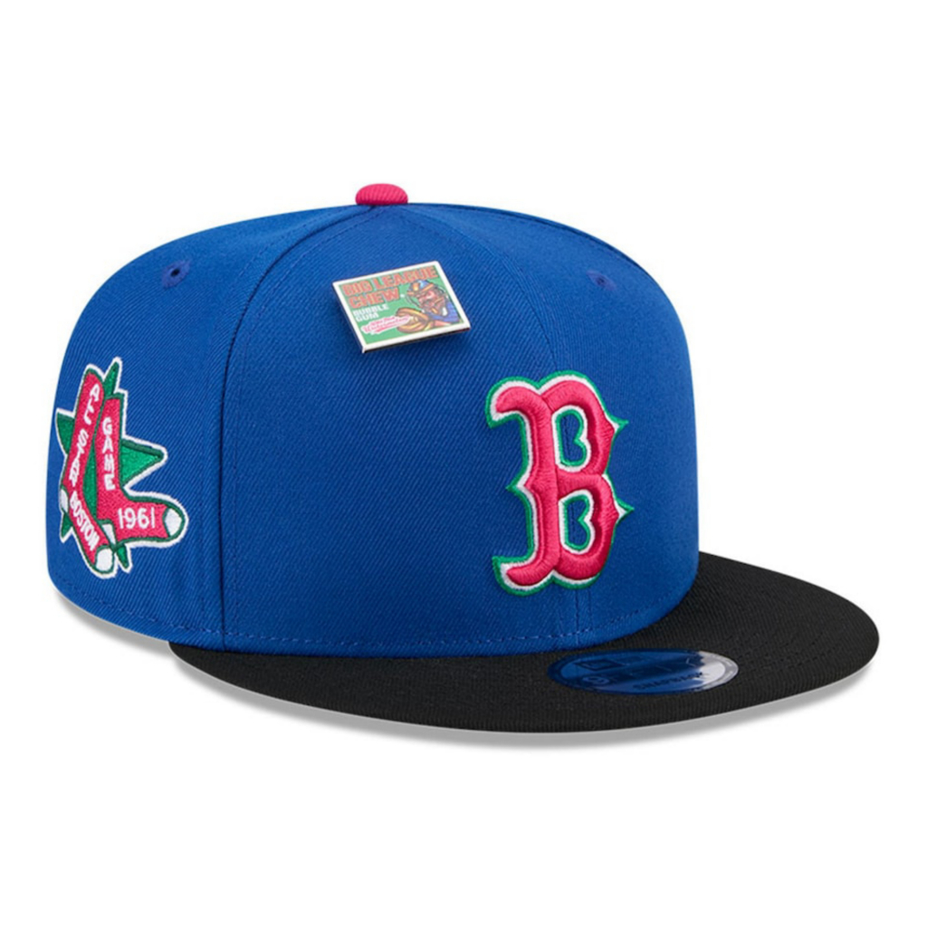 Topi New Era Cap Boston Red Sox Big League Chew Blue 9Fifty Snapback Original