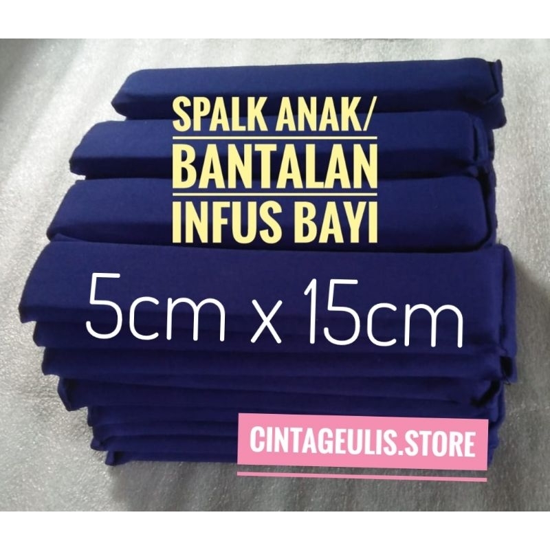 READY, spalk/bidai anak, bantalan infus bayi, alat p3k ukuran 5cmx15cm warna biru