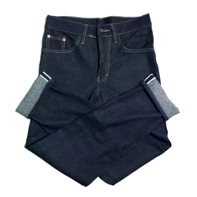 CELANA DENIM SELVEDGE ACCENT - DENIM 15Oz KAKU TERLARIS