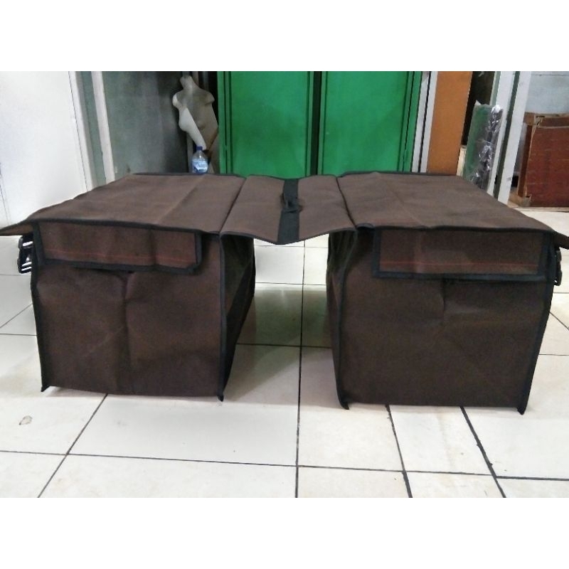 Tas kurir terpal asli