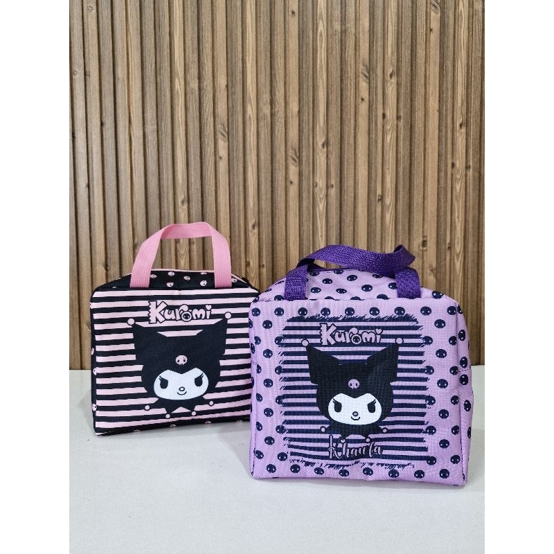 LUNCH BAG FOIL/LUNCH BAG KUROMI/TAS KUROMI/TAS BEKAL KUROMI/LUNCHBAG/LUNCH BAG ANAK