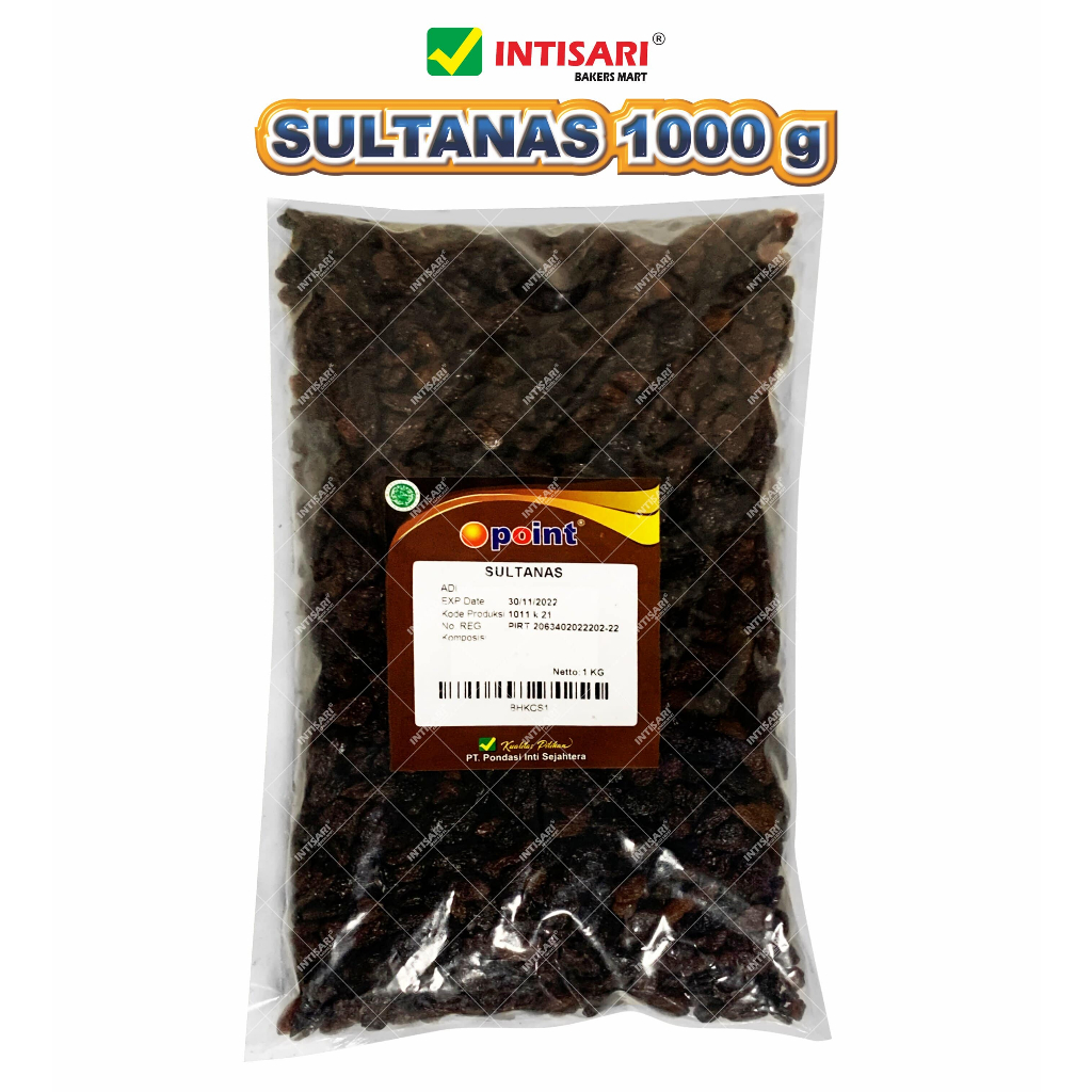 

SULTANAS (BUAH KERING) 1000 g