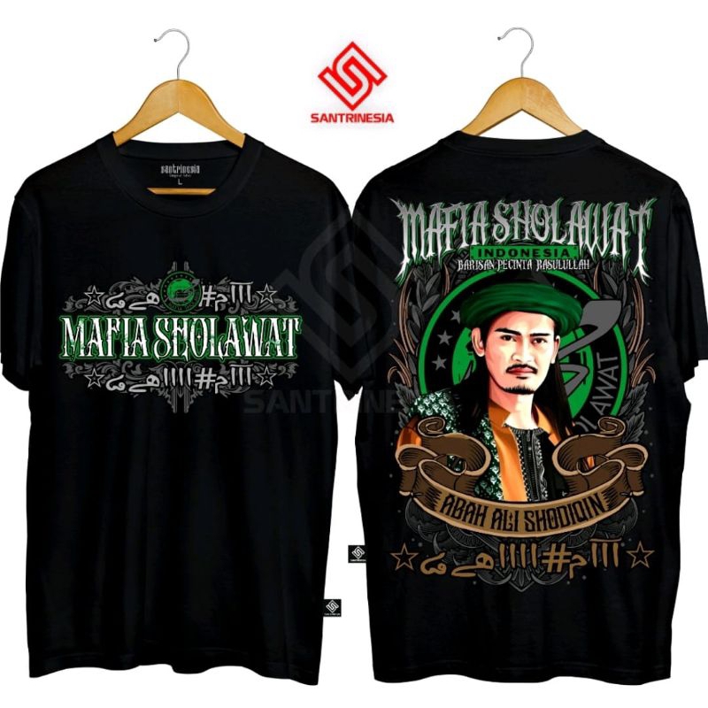 KAOS MAFIA SHOLAWAT INDONESIA BARISAN PENCINTA RASULULLAH ABAH ALI SHODIQIN
