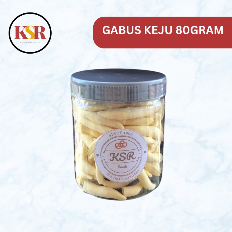 

[KSR] Snack - Gabus Keju 80gram Packaging Toples
