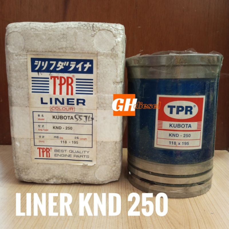 Dus "TPR" CYLINDER LINER BURENG BORING KND 250 KUBOTA