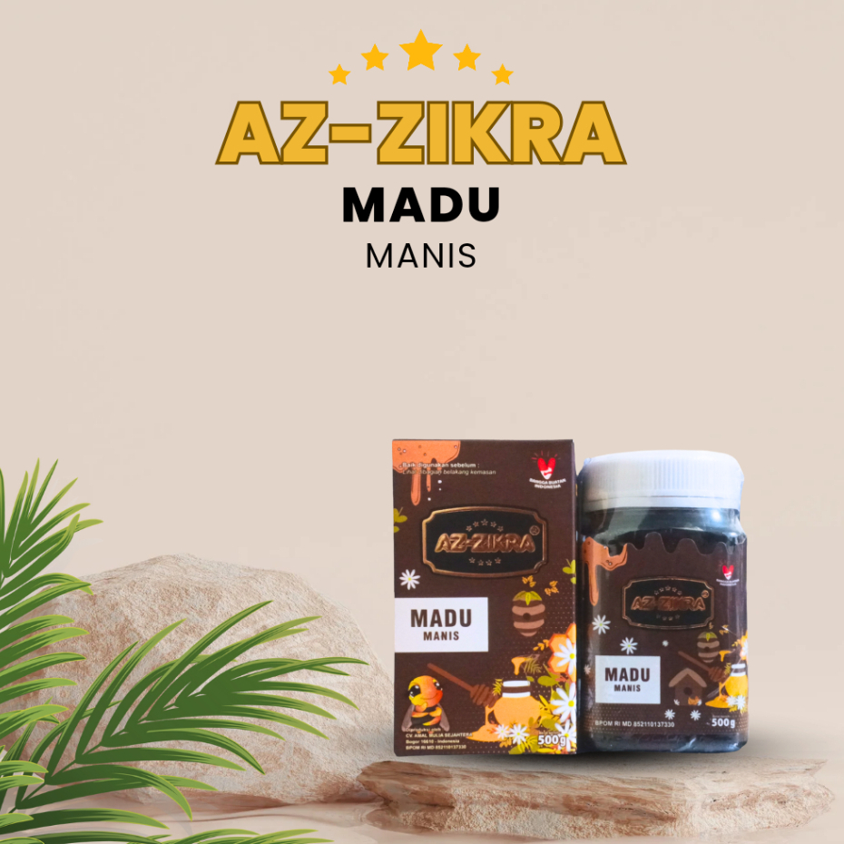 

Madu Azzikra Herbal Manis 500gr Original