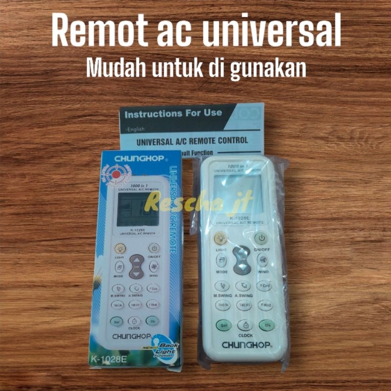 Remote ac multi chunghop /remot ac universal