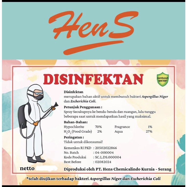 cairan fogging disinfektan asap tebal 1 Liter