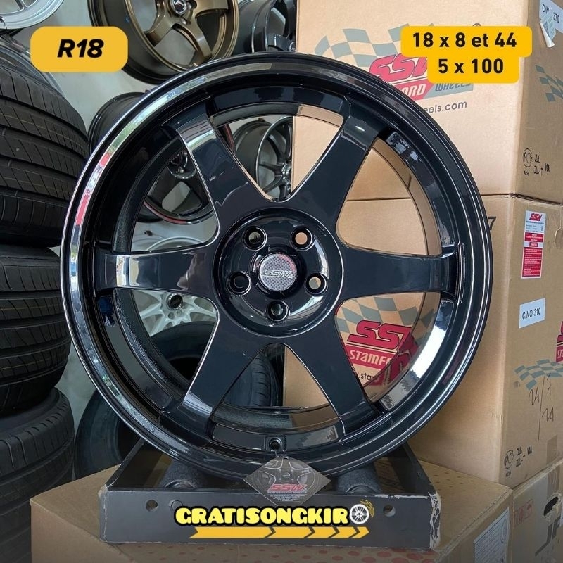Velg mobil racing R18 TE37 SSW ORIGINAL THAILAND velg mobil ring 18 velg racing mobil All New Avanza